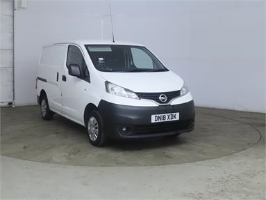 NISSAN NV200 DIESEL 1.5 dCi Acenta Van Euro 6 Diesel - WHITE - DN18XDK - 6 Door Panel Van