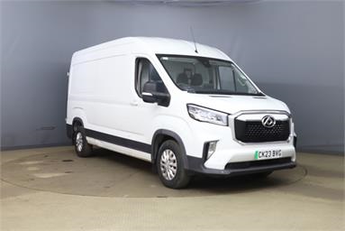 MAXUS E DELIVER 9 LWB ELECTRIC FWD 150kW High Roof Van 88.5kWh N2 Auto Electric - WHITE - CK23BVG - 5 Door Panel Van
