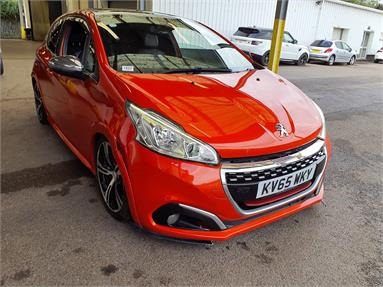 PEUGEOT 208 1.6 THP GTi Prestige 3dr Petrol - ORANGE - KV65WKY - 3 Door Hatchback