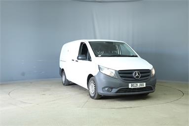 MERCEDES-BENZ VITO L2 DIESEL RWD 114CDI Progressive Van 9G-Tronic Diesel - WHITE - BG21JXX - 5 Door Panel Van