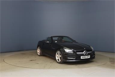 MERCEDES-BENZ SLK SLK 250 BlueEFFICIENCY AMG Sport 2dr Tip Auto Petrol - Black - HV62ZFY - 2 Door Convertible