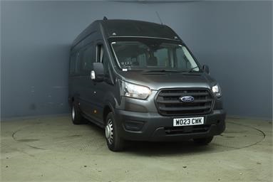 FORD TRANSIT 460 L4 MINIBUS DIESEL RWD 2.0 EcoBlue 165ps H3 17 Seater Leader Auto Diesel - GREY - WO23CWK - Bus (Mini Less 18 seats)