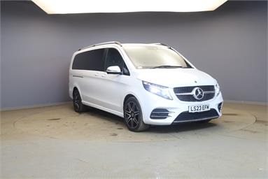 MERCEDES-BENZ V CLASS V300 d 237 AMG Line 5dr 9G-Tronic [Extra Long] Diesel - WHITE - LS23EFM - 5 Door MPV