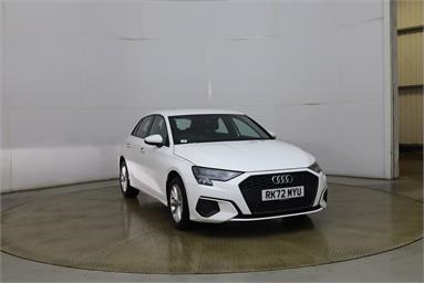 AUDI A3 30 TFSI Technik 5dr Petrol - WHITE - RK72MYU - 5 Door Hatchback