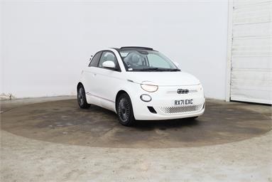 FIAT 500 87kW Icon 42kWh 2dr Auto Electric - WHITE - RX71EXC - 2 Door Convertible