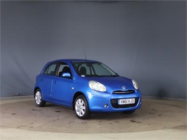 NISSAN MICRA 1.2 Acenta 5dr Petrol - BLUE - HW61KJO - 5 Door Hatchback