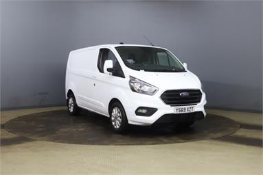 FORD TRANSIT CUSTOM 280 L1 DIESEL FWD 2.0 EcoBlue 130ps Low Roof Limited Van Diesel - WHITE - YS69XZT - 5 Door Panel Van
