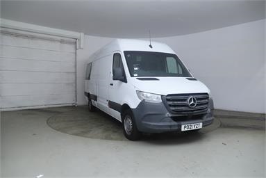 MERCEDES-BENZ SPRINTER 316CDI L3 DIESEL RWD 3.5t H2 Progressive Van Diesel - WHITE - PO21YZT - 5 Door Panel Van
