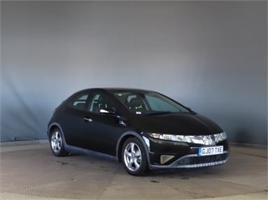 HONDA CIVIC 1.8 i-VTEC ES 5dr i-SHIFT Auto Petrol - BLACK - GJ07TXE - 5 Door Hatchback