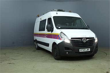 VAUXHALL MOVANO 3500 L2 DIESEL FWD 2.3 Turbo D 135ps H2 Van H2 L3 Diesel - WHITE - BT69LWV - 5 Door Messing Unit