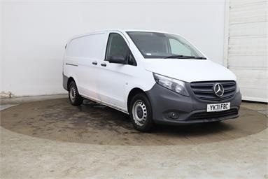 MERCEDES-BENZ VITO L2 DIESEL RWD 114CDI Progressive Van 9G-Tronic Diesel - WHITE - YK71FBC - 5 Door Panel Van