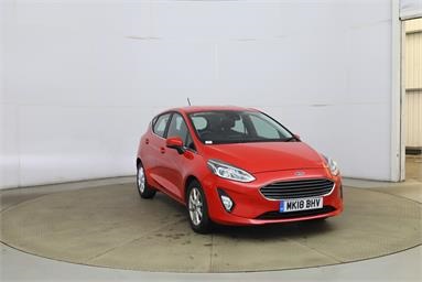 FORD FIESTA 1.0 EcoBoost Zetec 5dr Petrol - RED - MK18BHV - 5 Door Hatchback