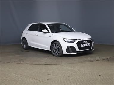 AUDI A1 30 TFSI S Line 5dr Petrol - WHITE - CA74HZJ - 5 Door Hatchback