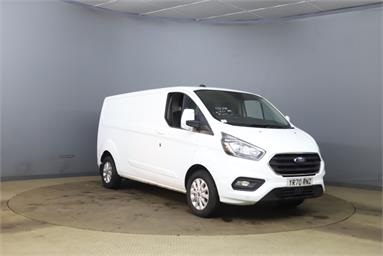 FORD TRANSIT CUSTOM 300 L2 DIESEL FWD 2.0 EcoBlue 130ps Low Roof Limited Van Med Roof MWB Diesel - WHITE - YR70RNZ - 5 Door Panel Van