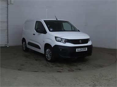 PEUGEOT PARTNER STANDARD DIESEL 1000 1.5 BlueHDi 100 Professional Van Diesel - Bianca White - GJ21OYR - 5 Door Panel Van