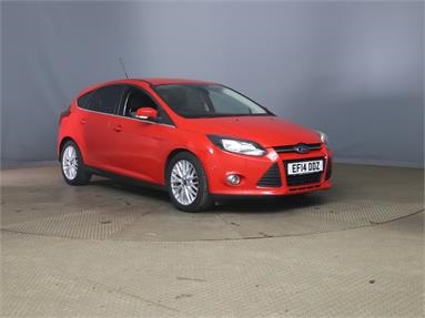 FORD FOCUS 1.0 125 EcoBoost Zetec Navigator 5dr Petrol - RED - EF14DDZ - 5 Door Hatchback