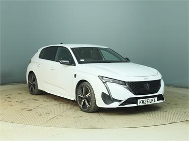 PEUGEOT 308 1.2 Hybrid 136 GT 5dr e-DSC6 Petrol/Hybrid - OKENITE WHITE - KM25UFA - 5 Door Hatchback