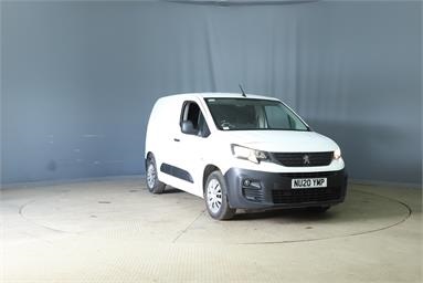 PEUGEOT PARTNER STANDARD DIESEL 1000 1.5 BlueHDi 100 Professional Van Diesel - WHITE - NU20YMP - 5 Door Panel Van