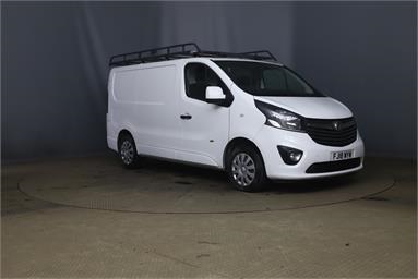 VAUXHALL VIVARO L1 DIESEL 2700 1.6CDTI BiTurbo 125PS Sportive H1 Van Diesel - WHITE - FJ18WYW - 3 Door Panel Van