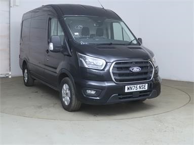 FORD TRANSIT 350 L2 DIESEL FWD 2.0 EcoBlue 130ps H2 Limited Van Auto [8S] [Nav] Diesel - BLACK - WN75NSE - 5 Door Panel Van