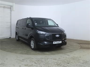FORD TRANSIT CUSTOM 320 L2 PETROL FWD 2.5 PHEV 232ps H1 Double Cab Van Limited Auto Petrol PHEV - BLACK - HT75GFU - 6 Door Panel Van