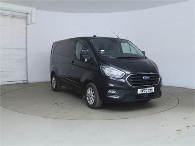 FORD TRANSIT CUSTOM 300 L1 DIESEL FWD 2.0 EcoBlue 130ps Low Roof Limited Van Diesel - BLACK - HW70XNU - 5 Door Panel Van