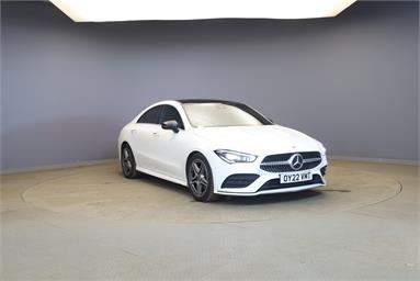 MERCEDES-BENZ CLA CLA 180 AMG Line Premium Plus 4dr Tip Auto Petrol - WHITE - OY22VMT - 4 Door Coupe