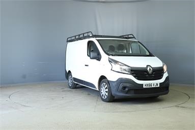 RENAULT TRAFIC SWB DIESEL SL27 ENERGY dCi 120 Business Van Diesel - WHITE - HX66VJN - 5 Door Panel Van