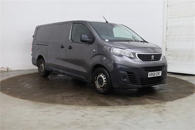 PEUGEOT EXPERT LONG DIESEL 1400 2.0 BlueHDi 120 Professional Van Low Roof Diesel - GREY - KR68ENT - 6 Door Panel Van