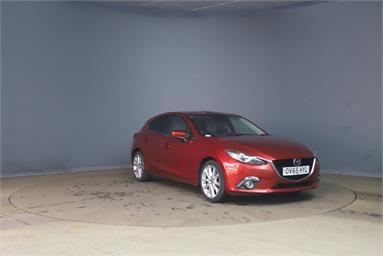 MAZDA 3 2.0 Sport Nav 5dr Auto Petrol - RED - OV65HYL - 5 Door Hatchback