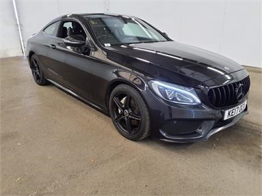 MERCEDES-BENZ C CLASS C220d AMG Line 2dr Auto Diesel - BLACK - KE17OCA - 2 Door Coupe