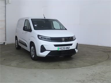 VAUXHALL COMBO CARGO ELECTRIC 100kW Pro 52kWh H1 Van Auto Electric - WHITE - YE25KNZ - 5 Door Panel Van
