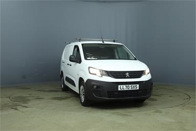 PEUGEOT PARTNER LONG DIESEL 850 1.5 BlueHDi 100 Professional Crew Van Diesel - WHITE - LL70SXS - 6 Door Panel Van