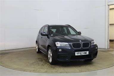 BMW X3 xDrive20d M Sport 5dr Step Auto Diesel - BLACK - YF62HWC - 5 Door Estate