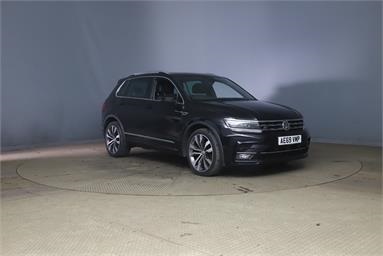 VOLKSWAGEN TIGUAN 2.0 TSi 190 4Motion R-Line Tech 5dr DSG Petrol - BLACK - AE69VMP - 5 Door Estate