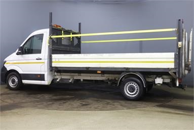 VOLKSWAGEN CRAFTER CR35 LWB DIESEL RWD 2.0 TDI 140PS Startline Chassis cab Diesel - WHITE - DU21GHA - 2 Door Dropside Body