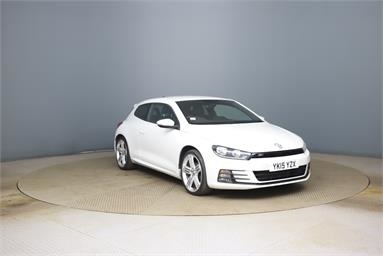 VOLKSWAGEN SCIROCCO 2.0 TDi BlueMotion Tech R-Line 3dr Diesel - White - YK15YZX - 2 Door Coupe
