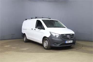 MERCEDES-BENZ VITO LONG DIESEL 116CDI Van Diesel - WHITE - KW67UFS - 6 Door Panel Van