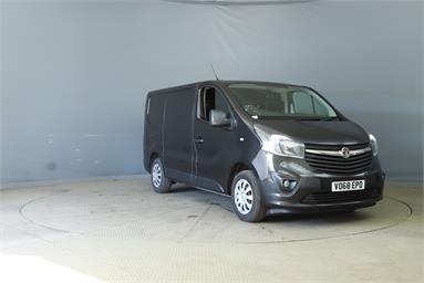 VAUXHALL VIVARO L1 DIESEL 2700 1.6CDTI BiTurbo 125PS Sportive H1 Van Diesel - BLACK - VO68EPD - 5 Door Panel Van