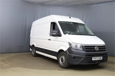 VOLKSWAGEN CRAFTER CR35 MWB DIESEL FWD 2.0 TDI 140PS Trendline Business High Roof Van High Roof Diesel - WHITE - FN72OZW - 5 Door Panel Van
