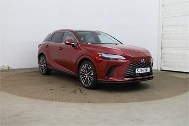 LEXUS RX 450h+ 2.5 5dr E-CVT [Premium Plus Pack] Petrol/Hybrid - RED - SJ24YAL - 5 Door Estate