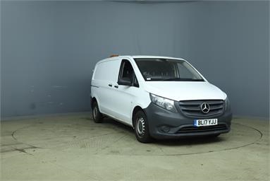 MERCEDES-BENZ VITO COMPACT DIESEL 109CDI Van Diesel - WHITE - BL17YJJ - 6 Door Panel Van