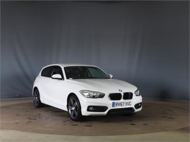 BMW 1 SERIES 118i [1.5] Sport 3dr Petrol - WHITE - RV67VUC - 3 Door Hatchback