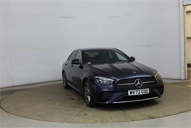 MERCEDES-BENZ E CLASS E220d 200 AMG Line 4dr 9G-Tronic Diesel/Hybrid - BLUE - MV72GSO - 4 Door Saloon