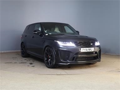 LAND ROVER RANGE ROVER SPORT 5.0 V8 S/C 575 SVR 5dr Auto Petrol - BLACK - PY18NKU - 5 Door Estate