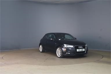 AUDI A1 HATCHBACK 1.4 TFSI S Line 3dr S Tronic Petrol - BLACK - AK17VMO - 3 Door Hatchback