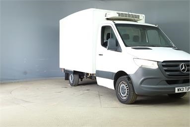 MERCEDES-BENZ SPRINTER 314CDI L2 DIESEL RWD 3.5t Progressive Chassis Cab Diesel - WHITE - WN21TUP - 2 Door Fridge Box Van Body