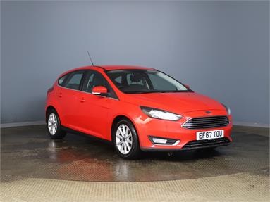 FORD FOCUS 1.0 EcoBoost 125 Titanium 5dr Petrol - RED - EF67TOU - 5 Door Hatchback
