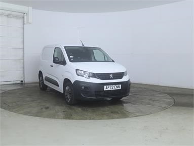 PEUGEOT PARTNER STANDARD DIESEL 1000 1.5 BlueHDi 130 Professional Premium Van EAT8 Diesel - Ice White - AF72CNN - 5 Door Panel Van