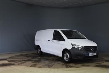 MERCEDES-BENZ VITO LONG DIESEL 111CDI Van Diesel - WHITE - YC68RVN - 5 Door Panel Van